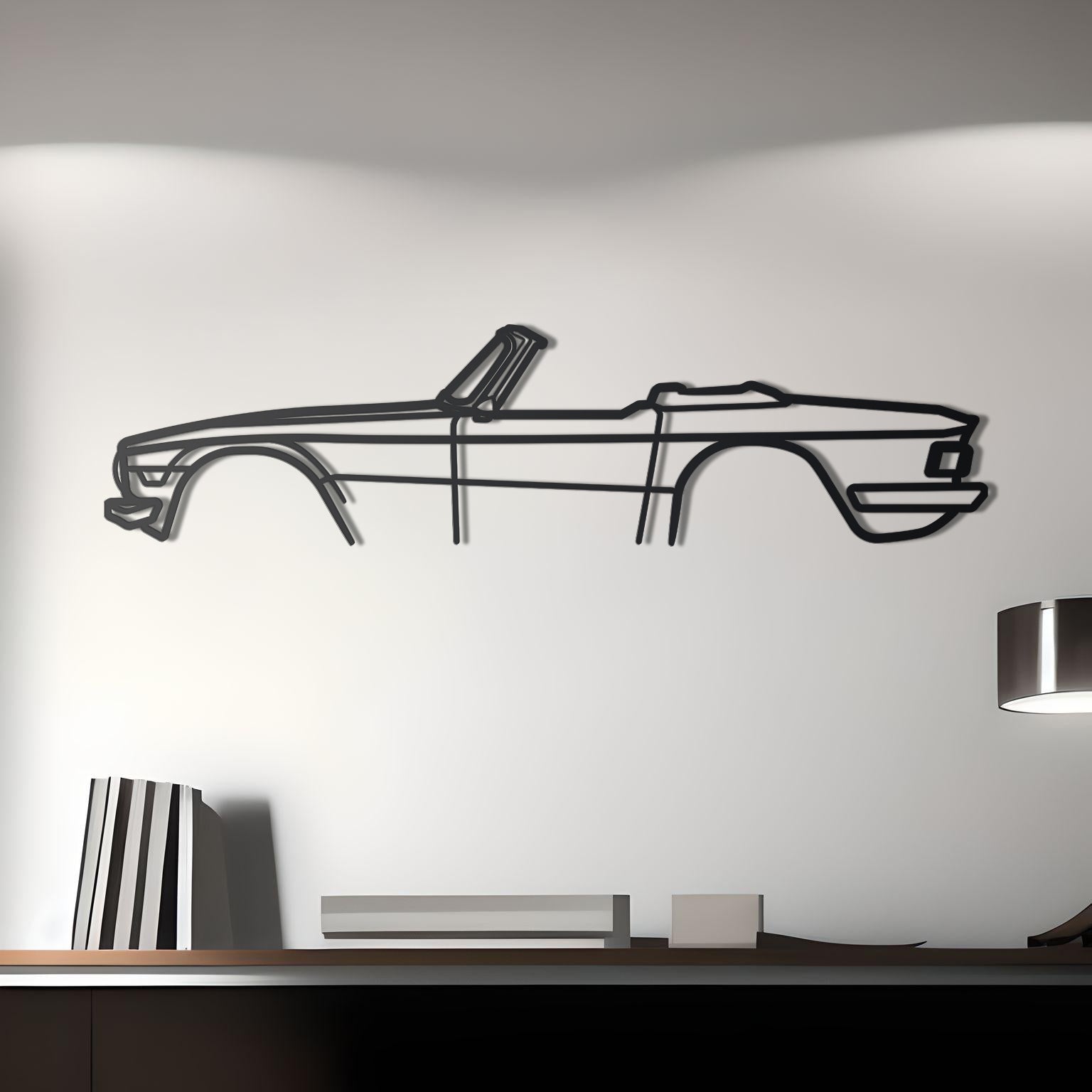 Triumph TR6 1974 Detailed Metal Wall Decor