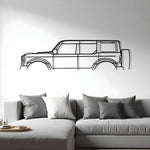 Ford Bronco Classic Metal Silhouette