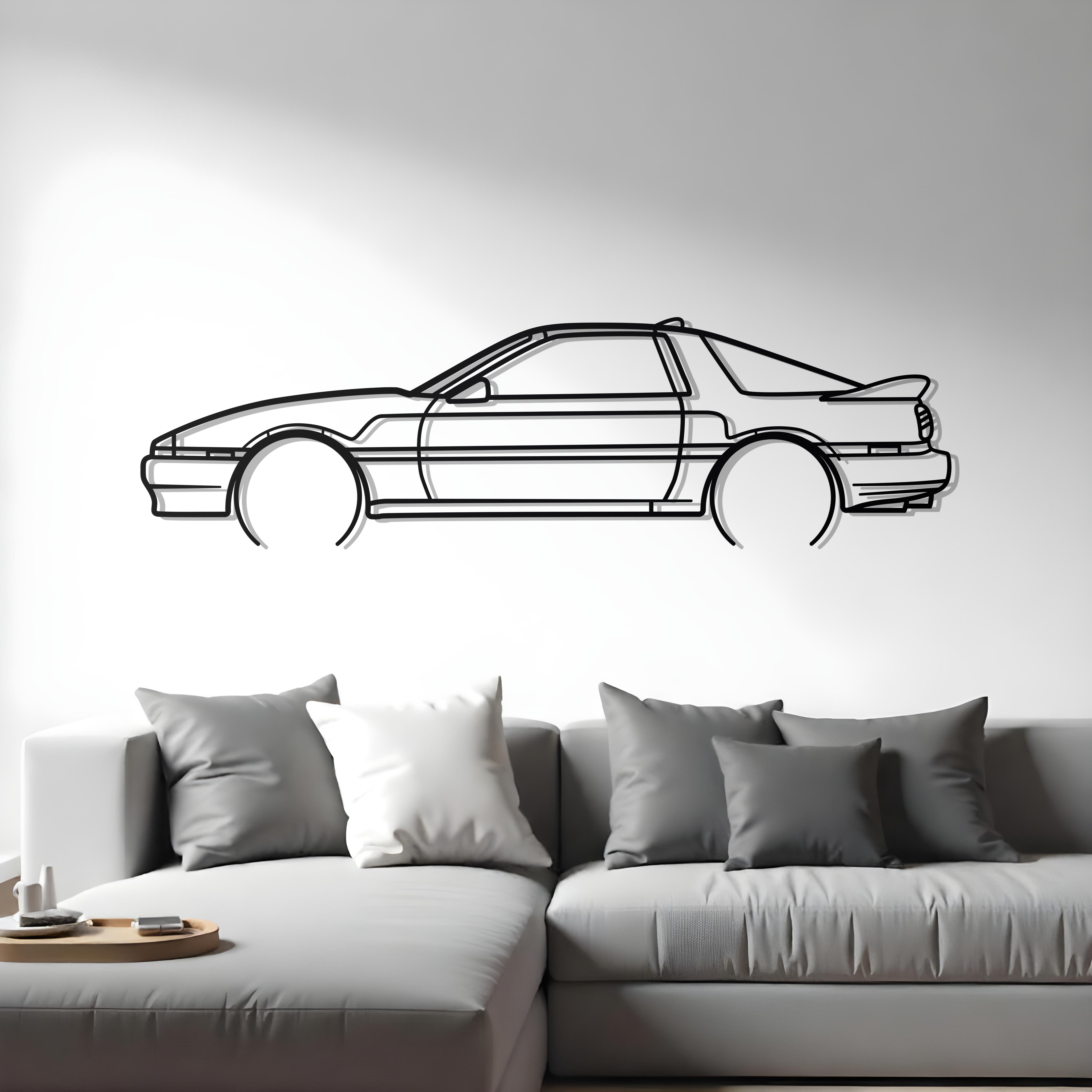 1992 Toyota Supra MK3 Metal Wall Decor