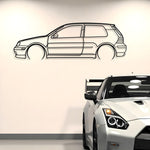 Volkswagen Golf GTI Mk4 Metal Silhouette