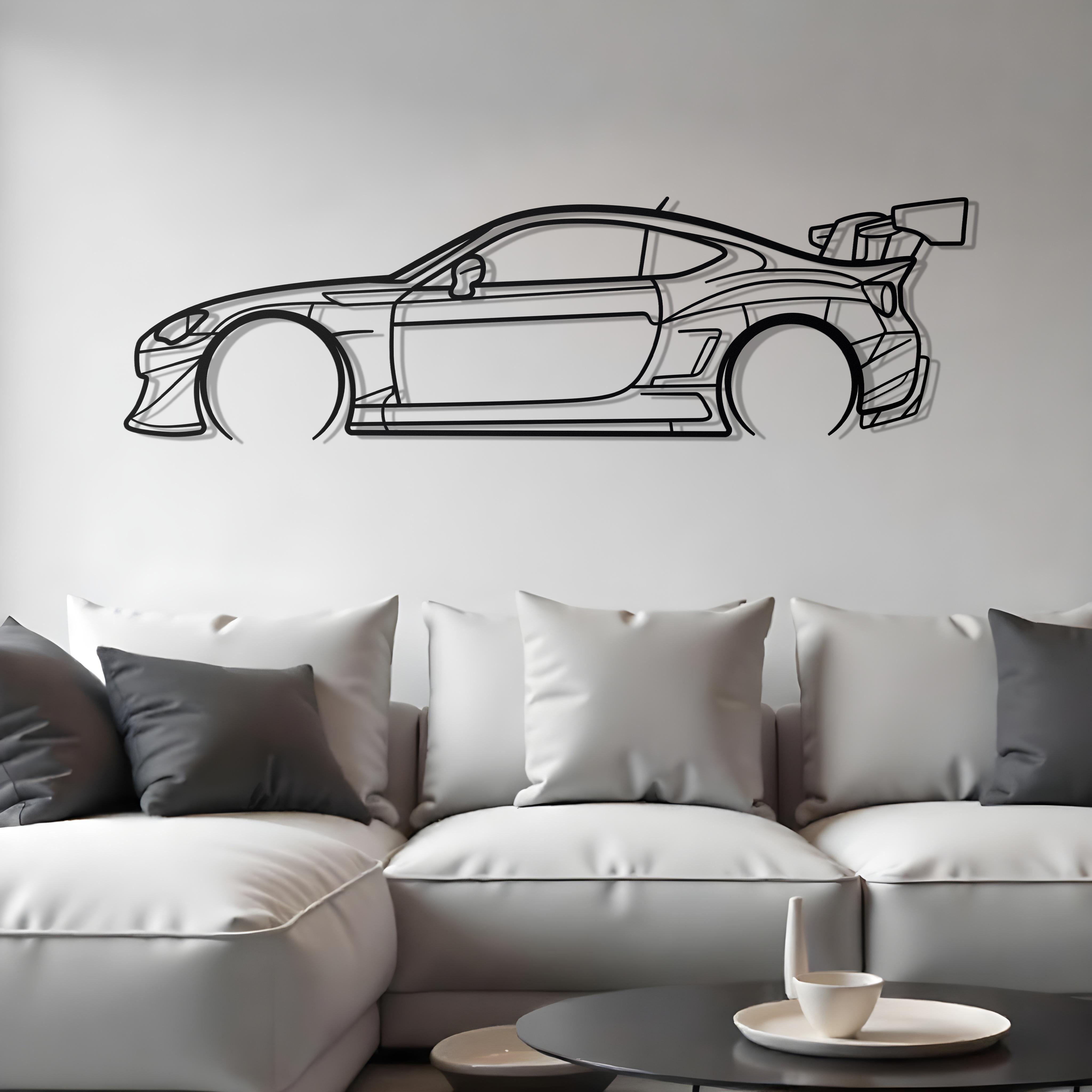 2022 Subaru BRZ Pandem V3 Metal Silhouette