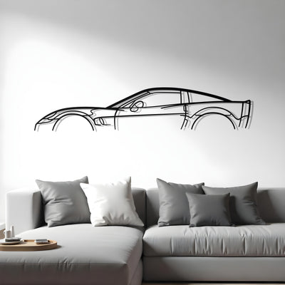 Corvette C6 ZR1 Classic Metal Silhouette